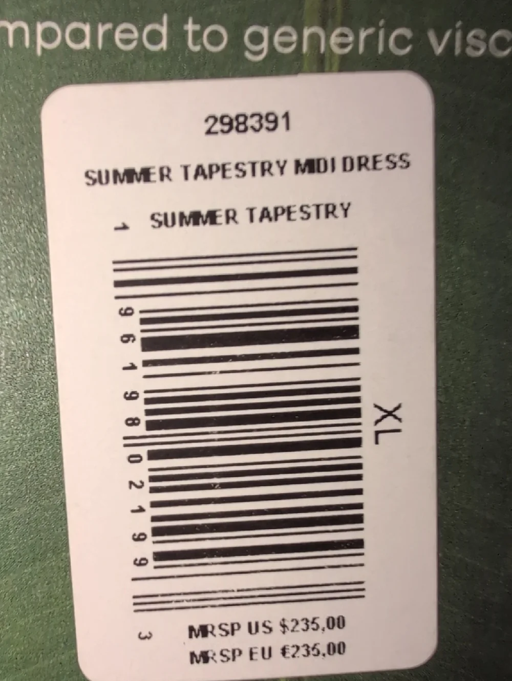 NWT Farm Rio Summer Tapestry Midi Dress - Rare!! Retail $235 - Picture 4 of 9
